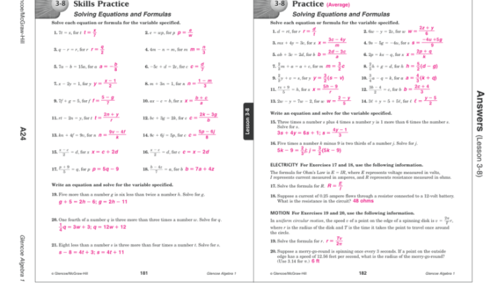 Glencoe geometry chapter 8 answer key