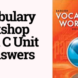 Vocab workshop level c unit 5