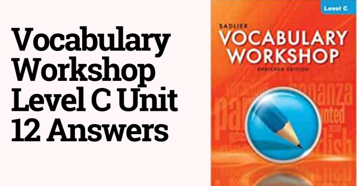 Vocab workshop level c unit 5