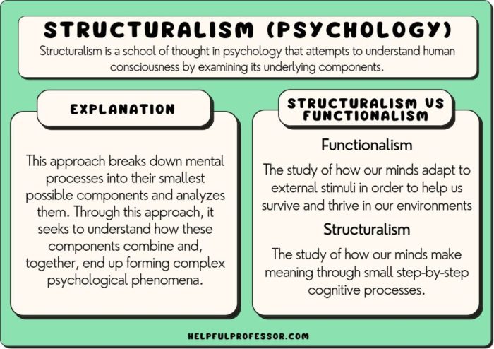 Criticism of structuralism in psychology