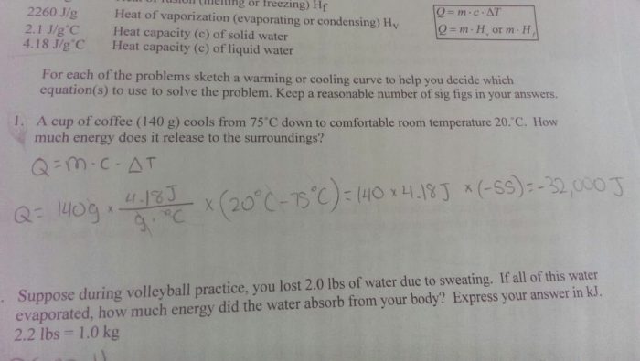 Unit 3 worksheet 3 quantitative energy problems